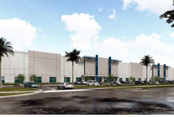 Exterior shot of the Mid-Florida Logistics Park.