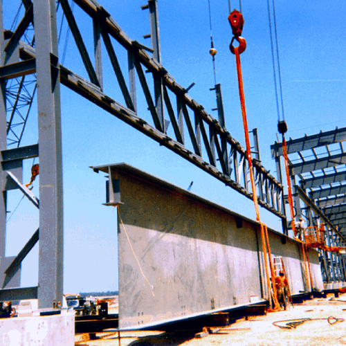 Outdoor equipment for the Chaparral Recycling Plant.