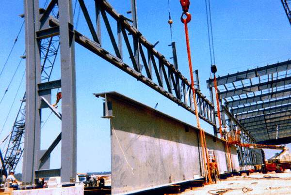 Outdoor equipment for the Chaparral Recycling Plant.