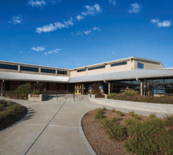 Outside of the new Lundberg Family farms building